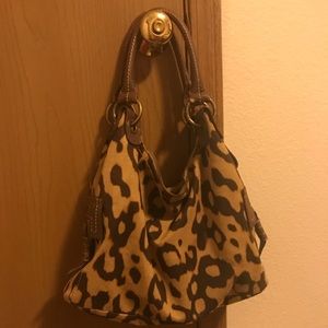 Animal print purse